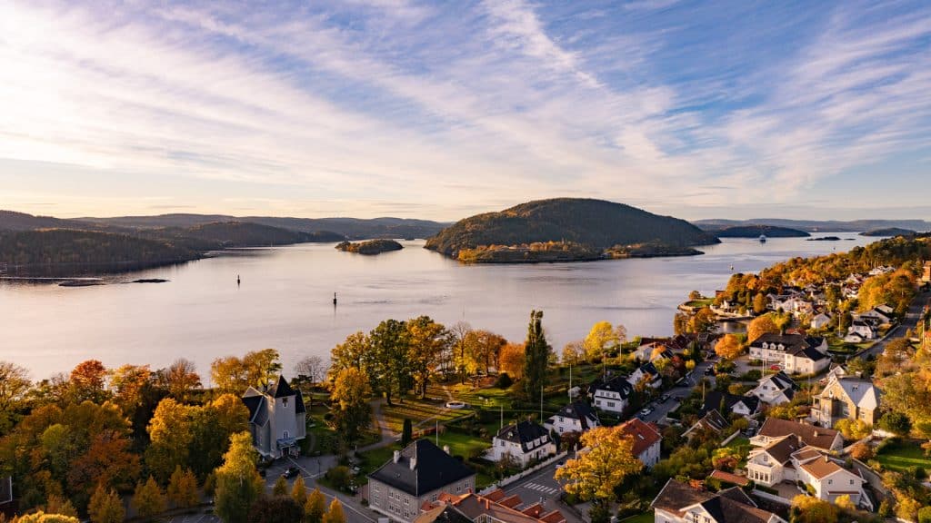 Oslofjorden i høstfarger