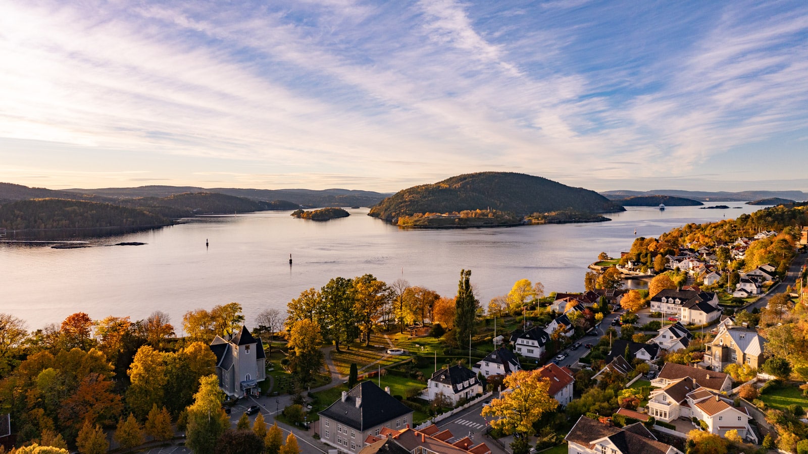 Oslofjorden i høstfarger
