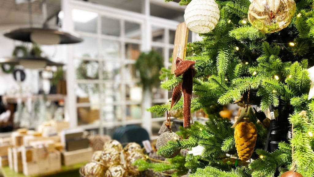 Juletre med julepynt